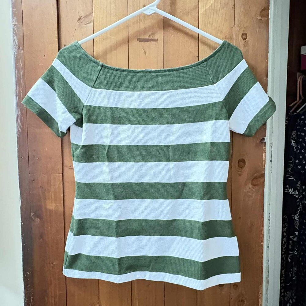 Anne Taylor Striped Boat Shirt